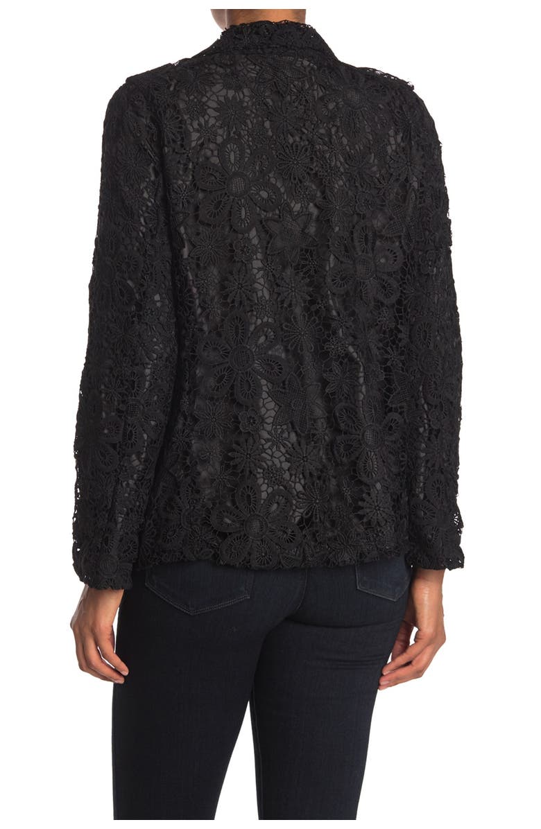 Forgotten Grace Crochet Blazer Jacket, Alternate, color,