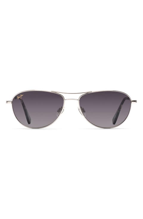 Baby Beach 56mm Polarized Aviator Sunglasses