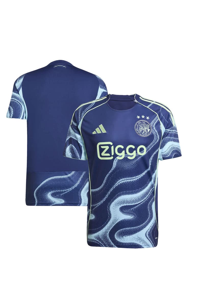 adidas Men's adidas Navy Ajax 2025/26 Away Replica Jersey, Alternate, color, Navy