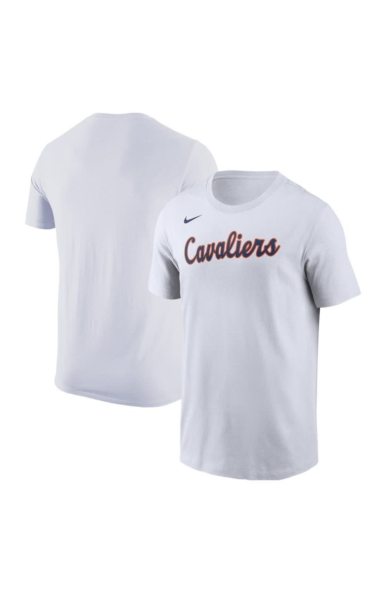 Nike Men's Nike White Virginia Cavaliers Script Logo T-Shirt, Main, color, White