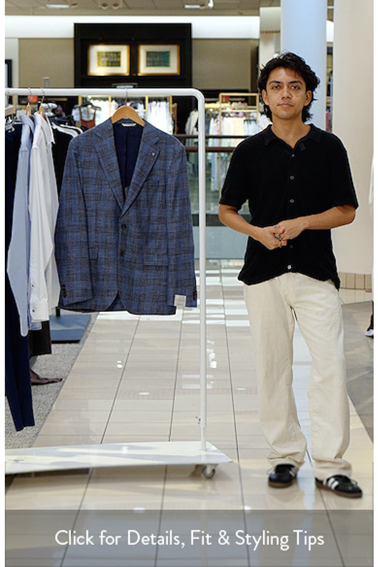 Midland Contemporary Fit Marled Plaid Wool Blend Sport Coat video