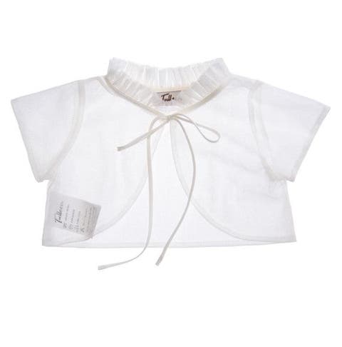 Mesh Ruffle Cardigan