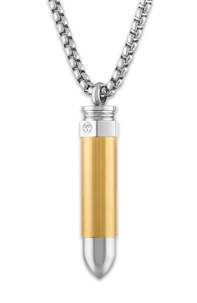 Esquire Two-Tone Pendant Necklace, Alternate, color, 
