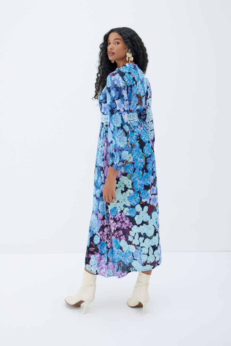 Amara Blue Dress, Alternate, color, Blue