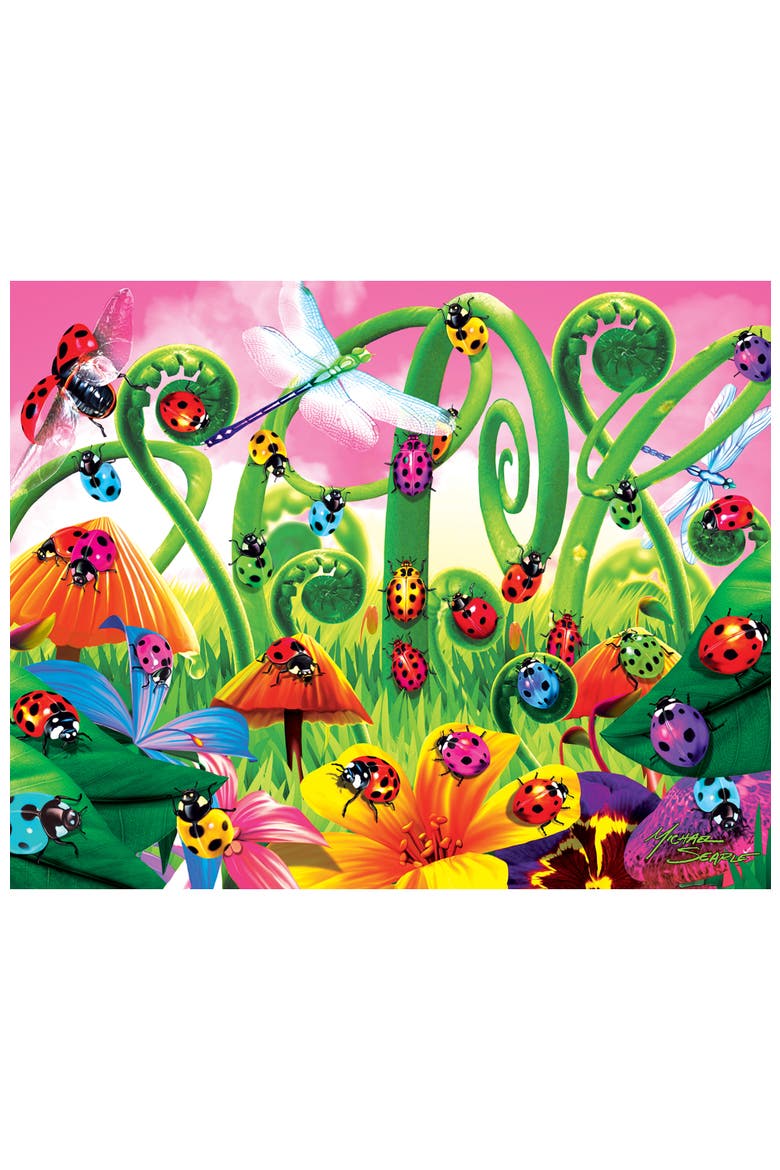 Glow in the Dark 100pc Puzzles 4-Pack V1, Alternate, color, Multicolor