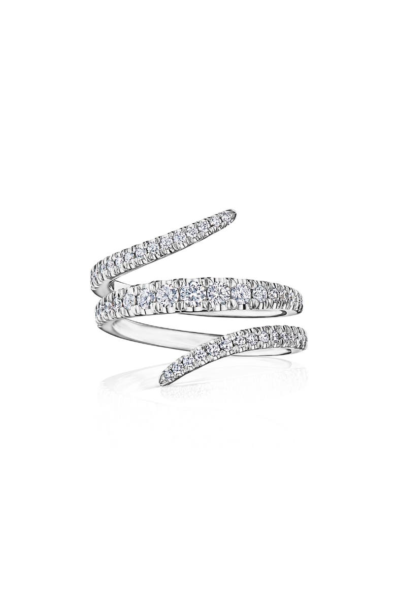 Eclipse Vine Diamond Ring, Main, color, WHITE GOLD