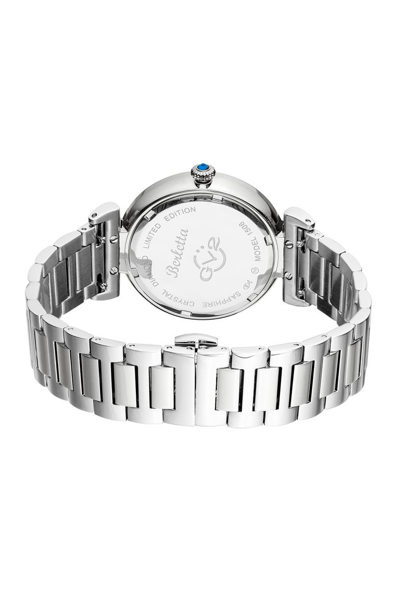 GV2 Women's Berletta Diamond Bracelet Watch, 37mm - 0.004 ctw, Alternate, color,