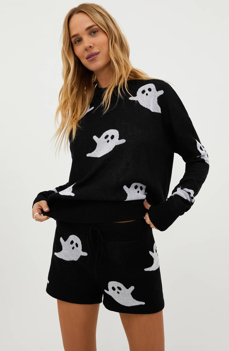 Beach Riot Balboa Ghost Sweater Shorts, Alternate, color, 