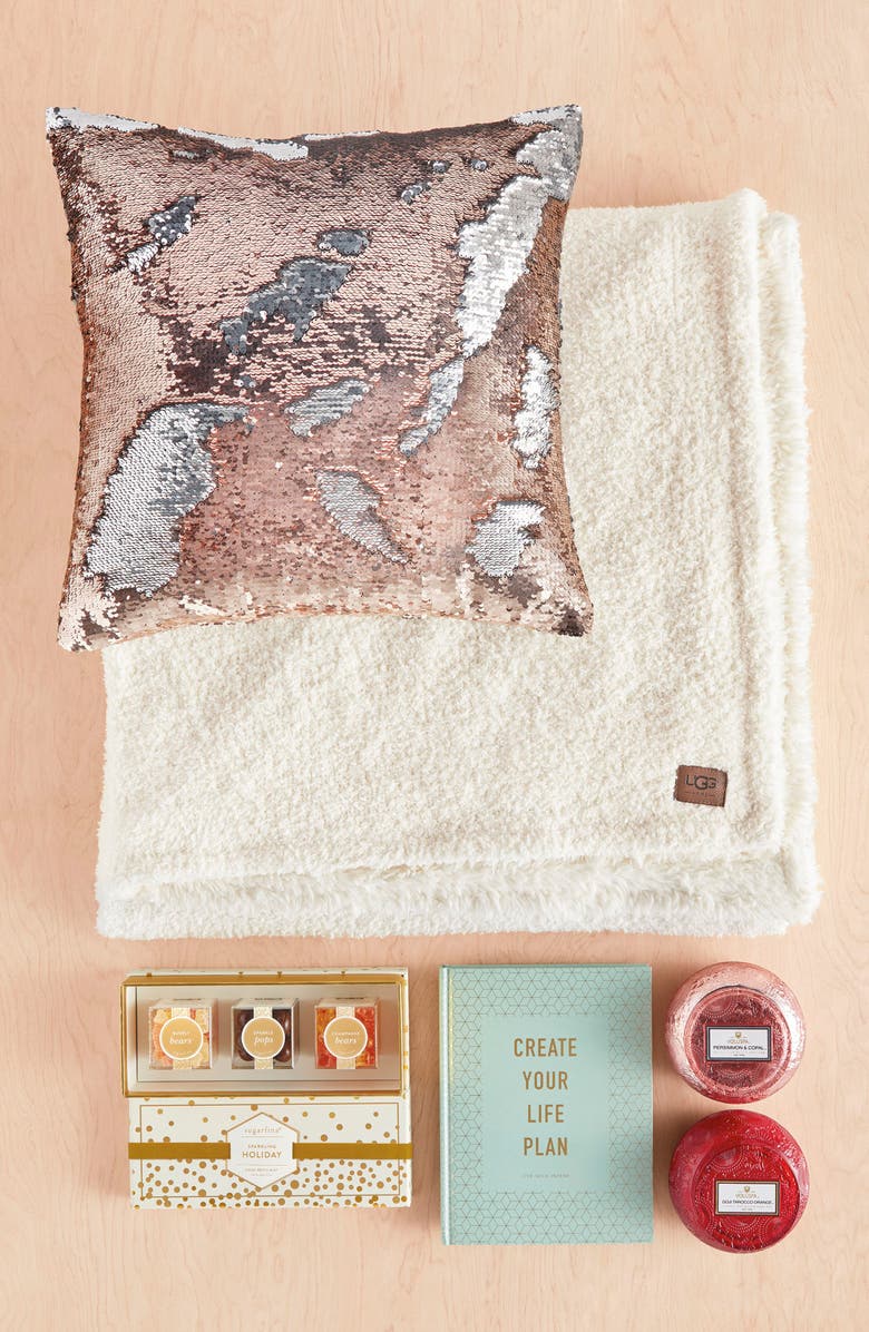 UGG<sup>®</sup> Ana Faux Shearling Throw, Alternate, color,