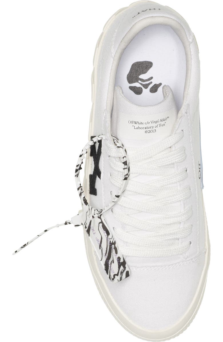 Off-White Eco Canvas Vulcanized Low Top Sneaker, Alternate, color,