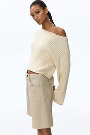 H&M Rib-knit Boat-neck Jumper