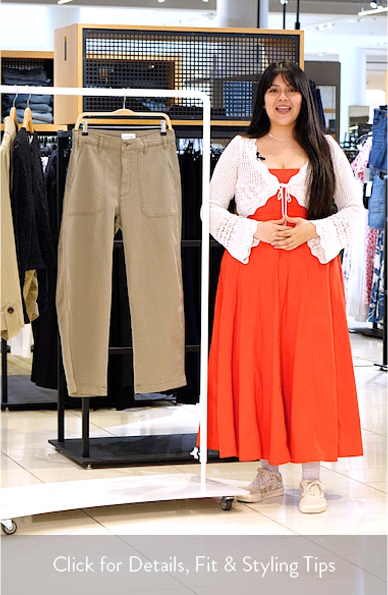 The Ranger Crop Wide Leg Utility Pants, sales video thumbnail