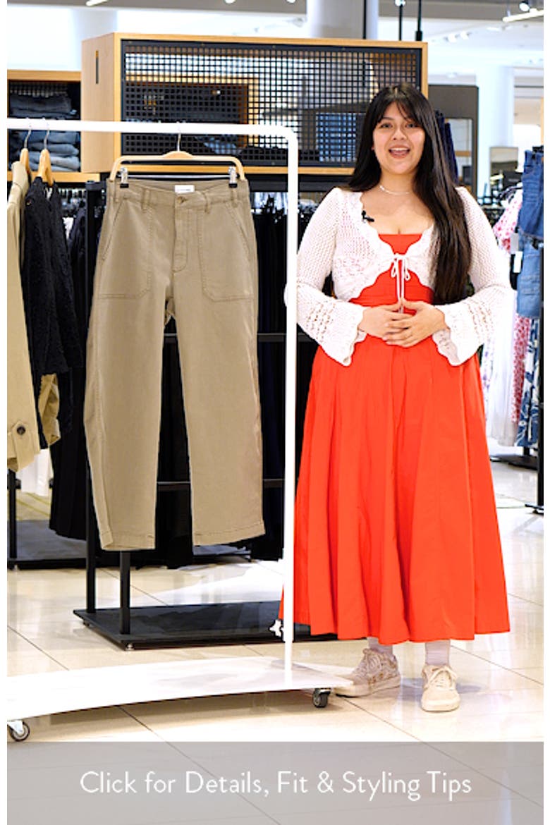The Ranger Crop Wide Leg Utility Pants video