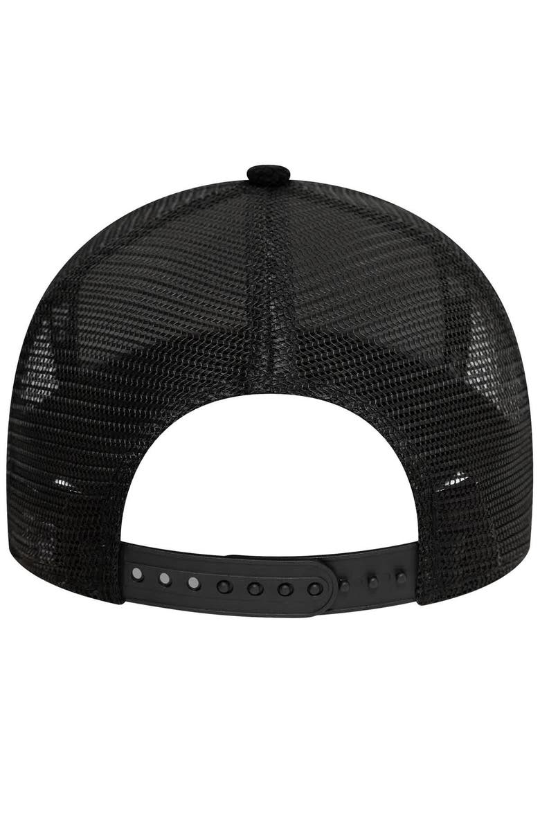 New Era Men's New Era Black Newcastle United Terry Cloth Trucker Adjustable Hat, Alternate, color, 