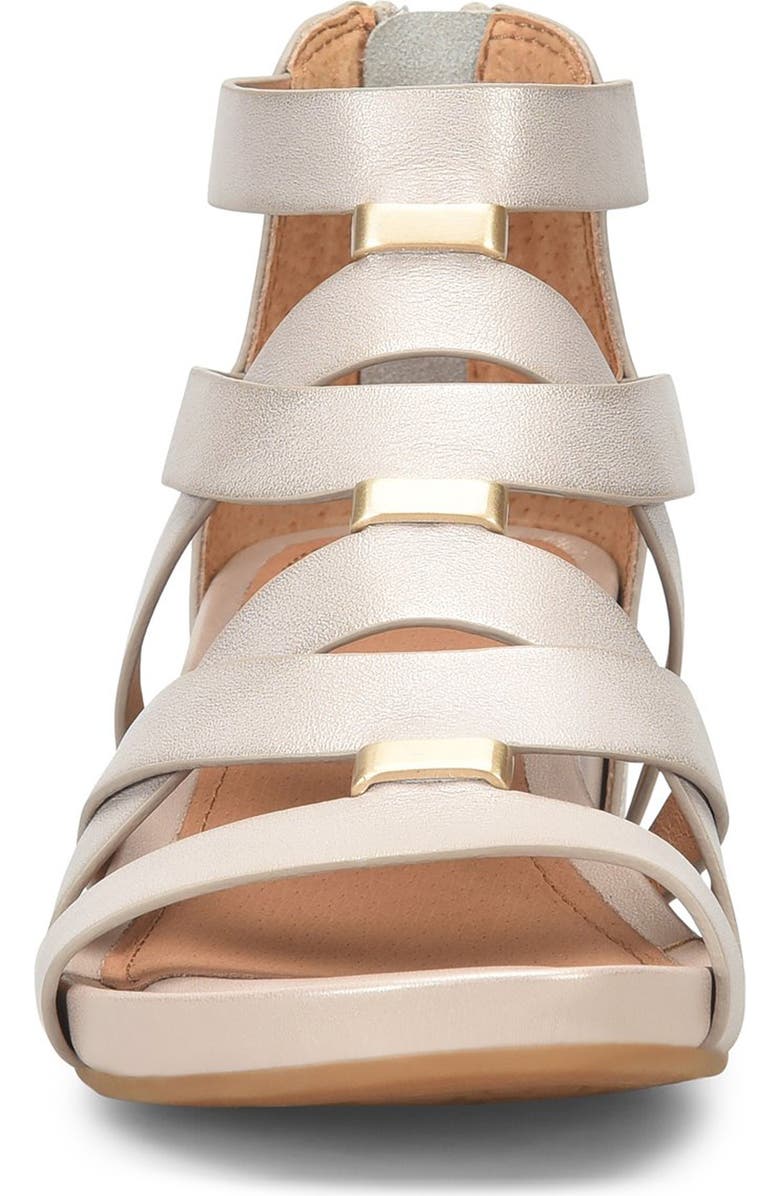 Söfft Vivi Platform Wedge Sandal, Alternate, color, Champagne