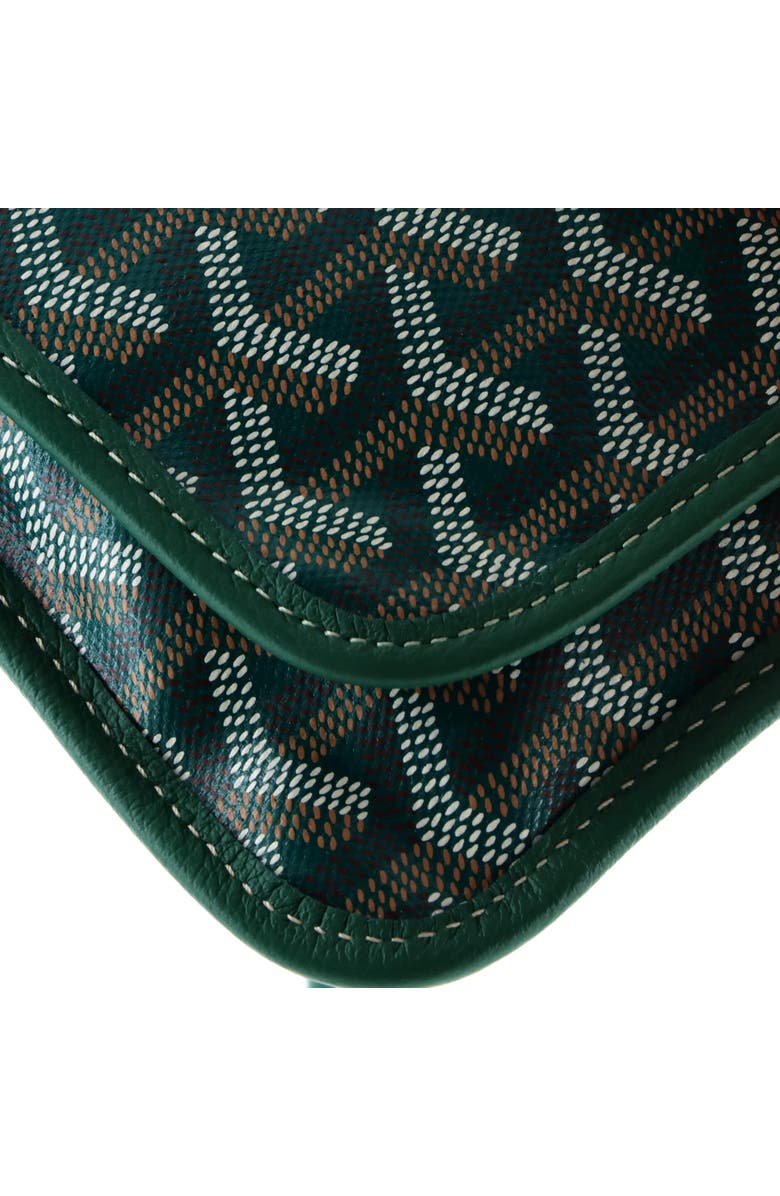 Pre-Owned Goyard Plumet Clutch Wallet Coated Canvas, Alternate, color, Green