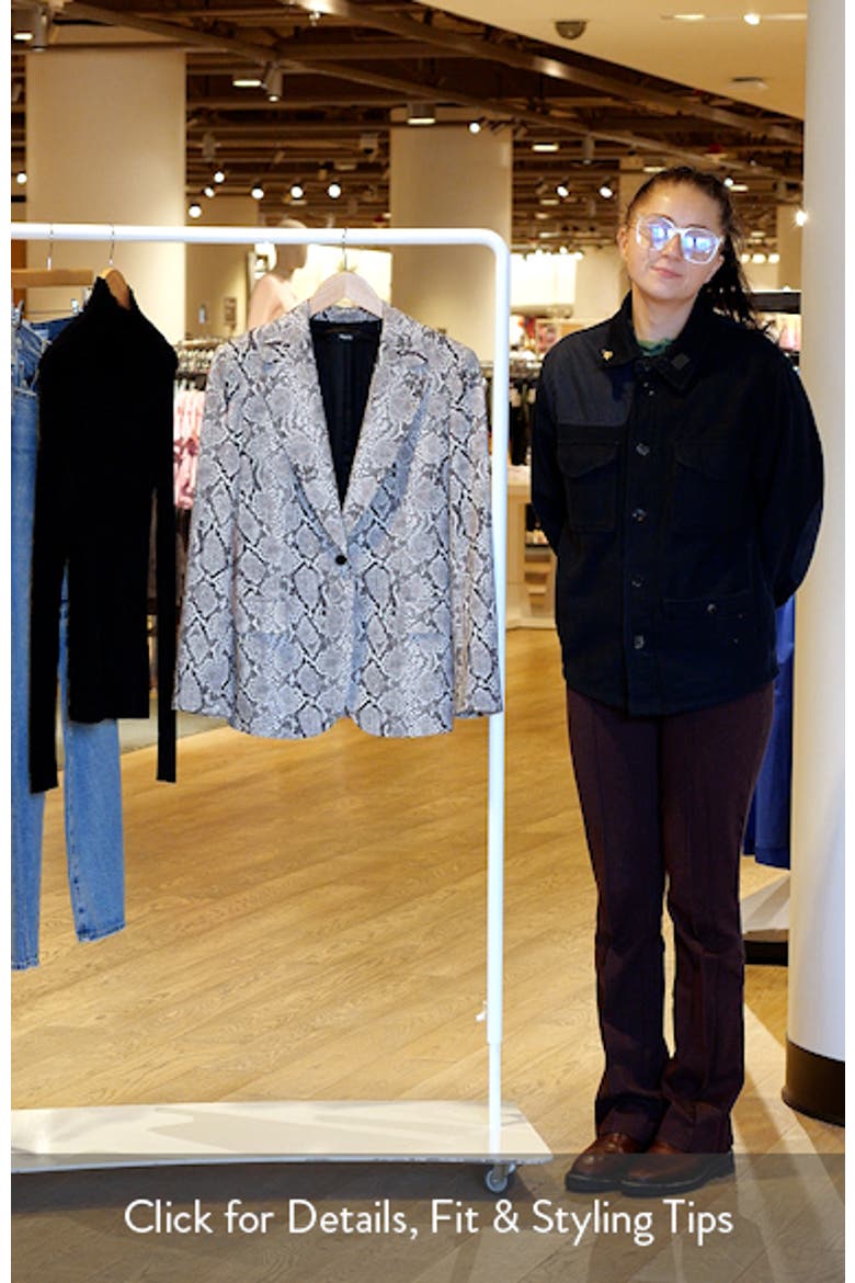 Lynnia Wool Blend Blazer video