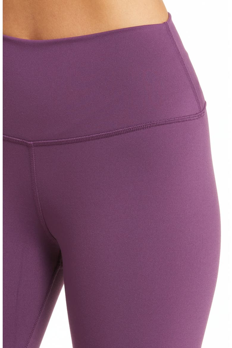 Airbrush High Waist 7/8 Leggings, Alternate, color, DARK PLUM