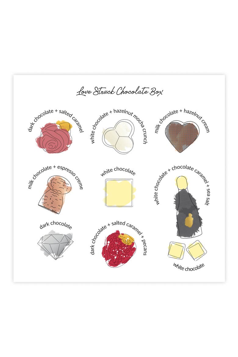 Lovestruck 16-Piece Chocolate Set, Alternate, color, WHITE