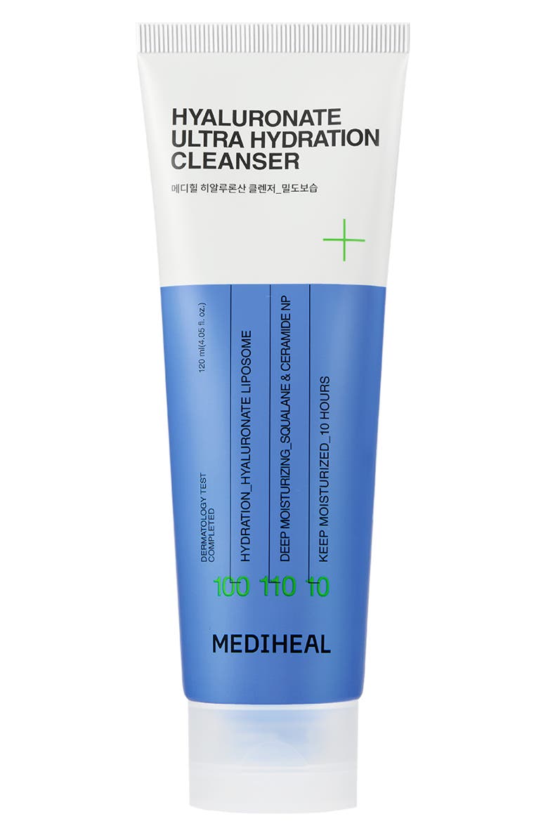 MEDIHEAL Hyaluronate Ultra Hydration Cleanser, Main, color, Aqua