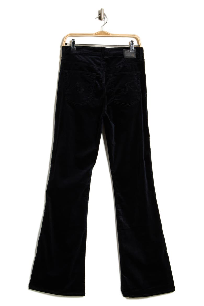 Alexxis Coated High Waist Bootcut Jeans, Alternate, color, SUPER BLACK