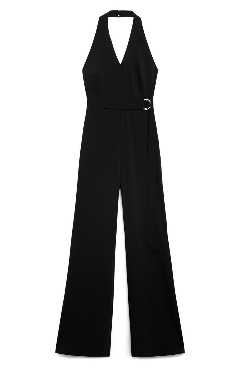 MANGO Halter Neck Jumpsuit, Alternate, color,