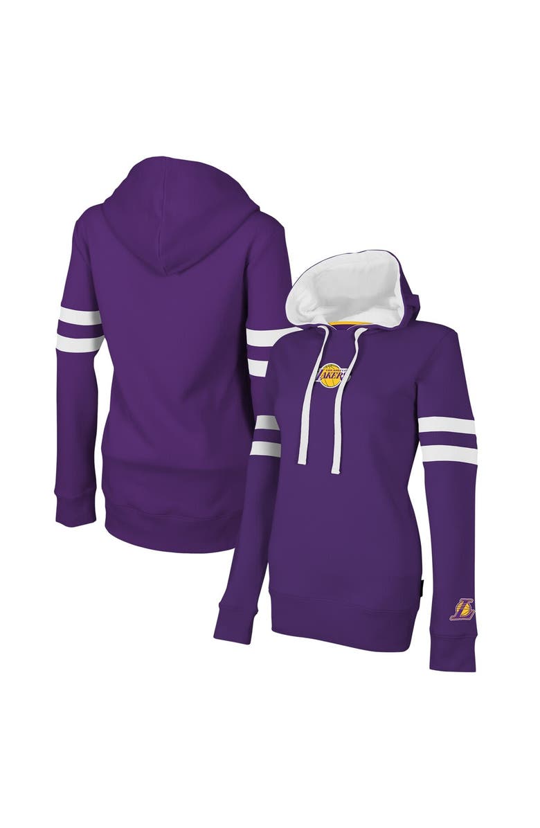 Stadium Essentials Women's Stadium Essentials Purple Los Angeles Lakers Road Game Pullover Hoodie, Main, color, Purple