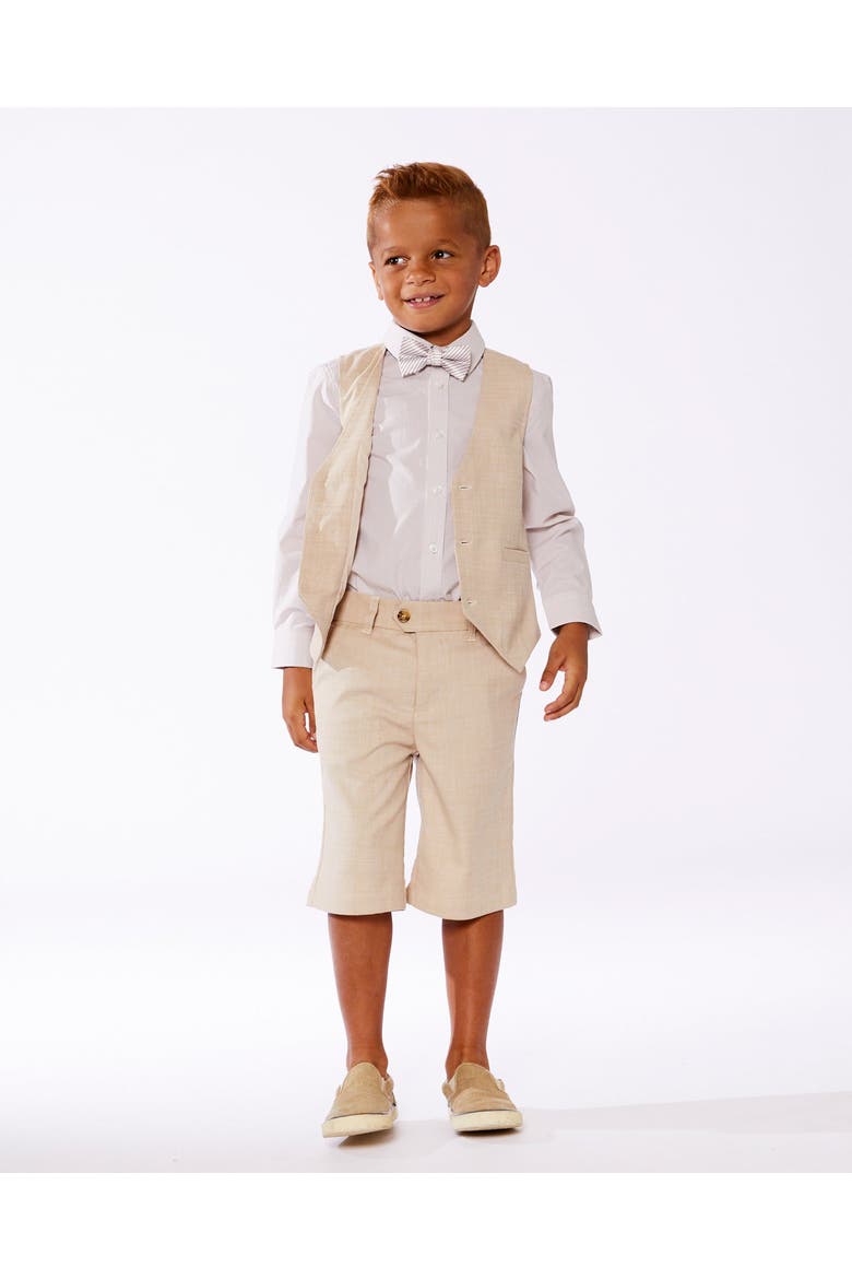 Boy's Long Sleeve Button Down Shirt White, Alternate, color, White