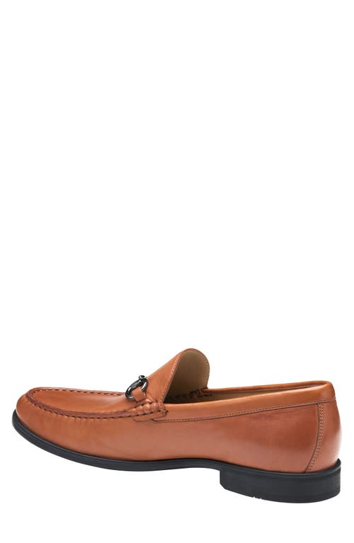 Johnston & Murphy Harrison Bit Loafer In Cognac Glove Leather