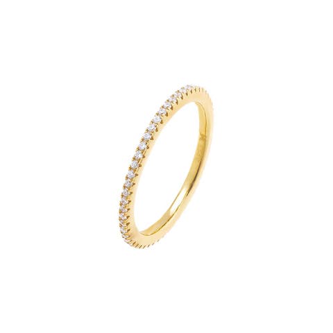 Micro Pavé Thin Eternity Band