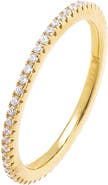 BY ADINA EDEN Micro Pavé Thin Eternity Band