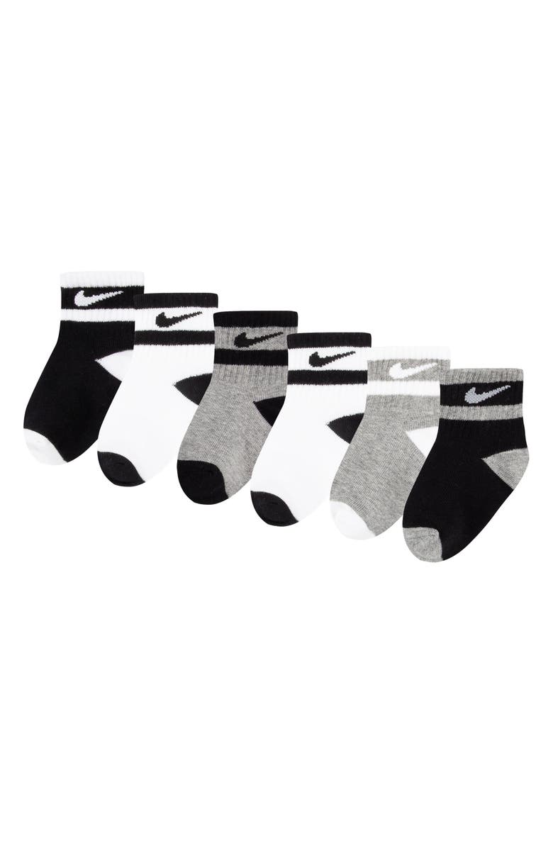 Nike 6-Pack Swoosh Ankle Socks, Main, color, 