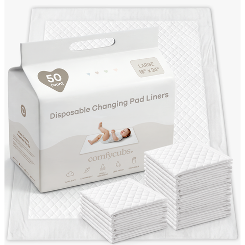 Baby Changing Pad Liners, Large