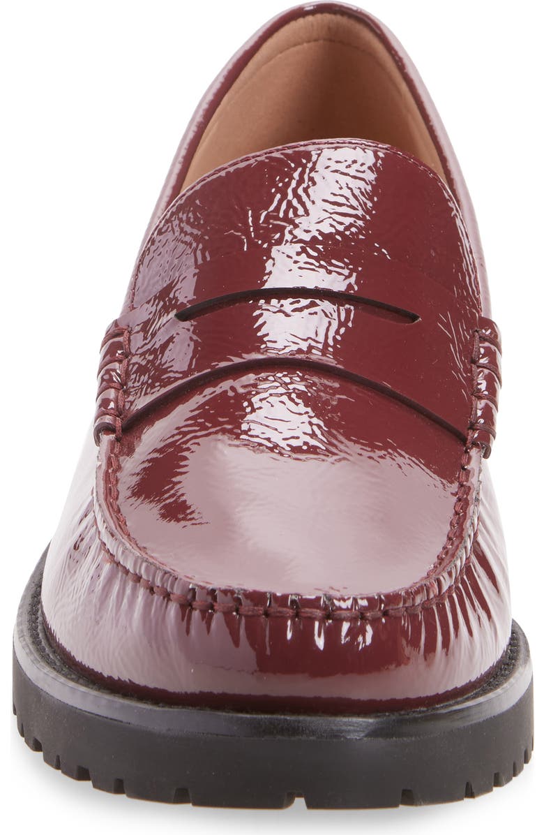 Cole Haan Treena Lug Penny Loafer, Alternate, color, Black Garnet (Exclusive)