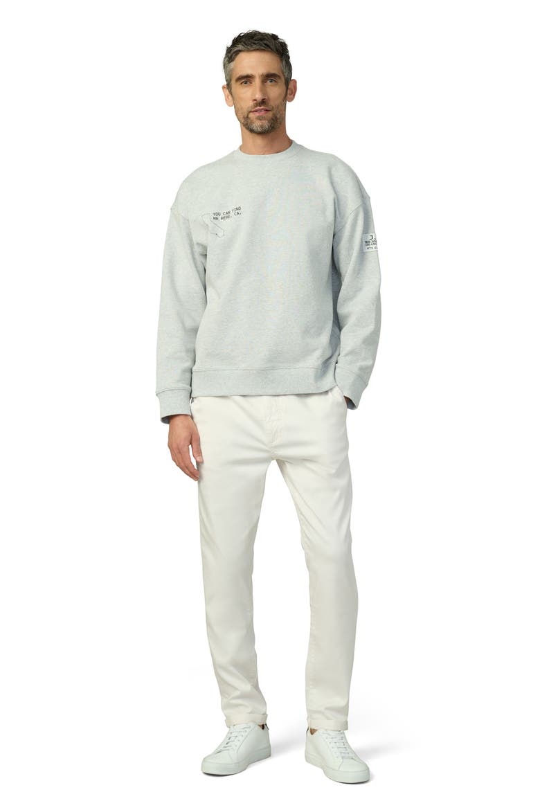 The Laird Slim Fit Elastic Waist Pants, Alternate, color, SEA SALT