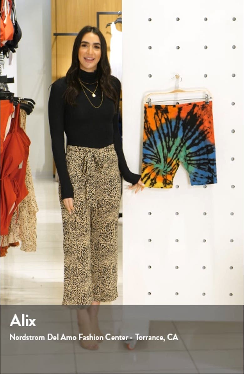 Milan Tie Dye Bike Shorts, sales video thumbnail