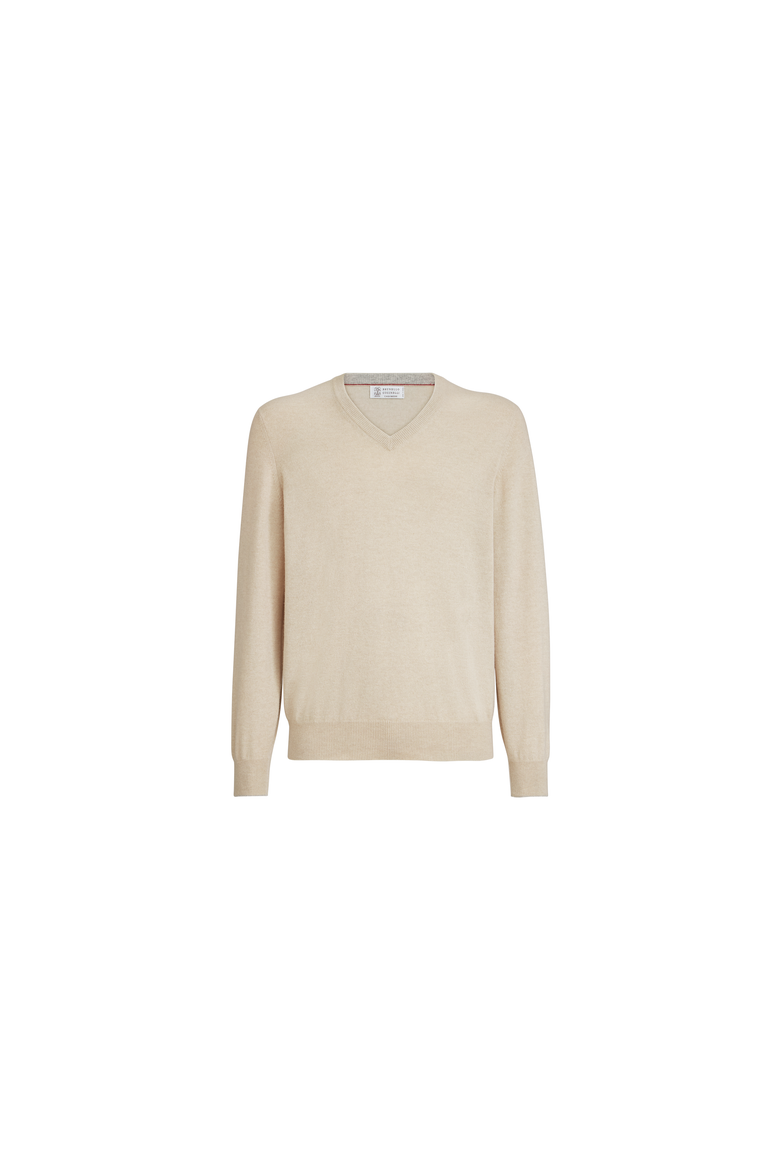 Cashmere sweater, Alternate, color, Sand