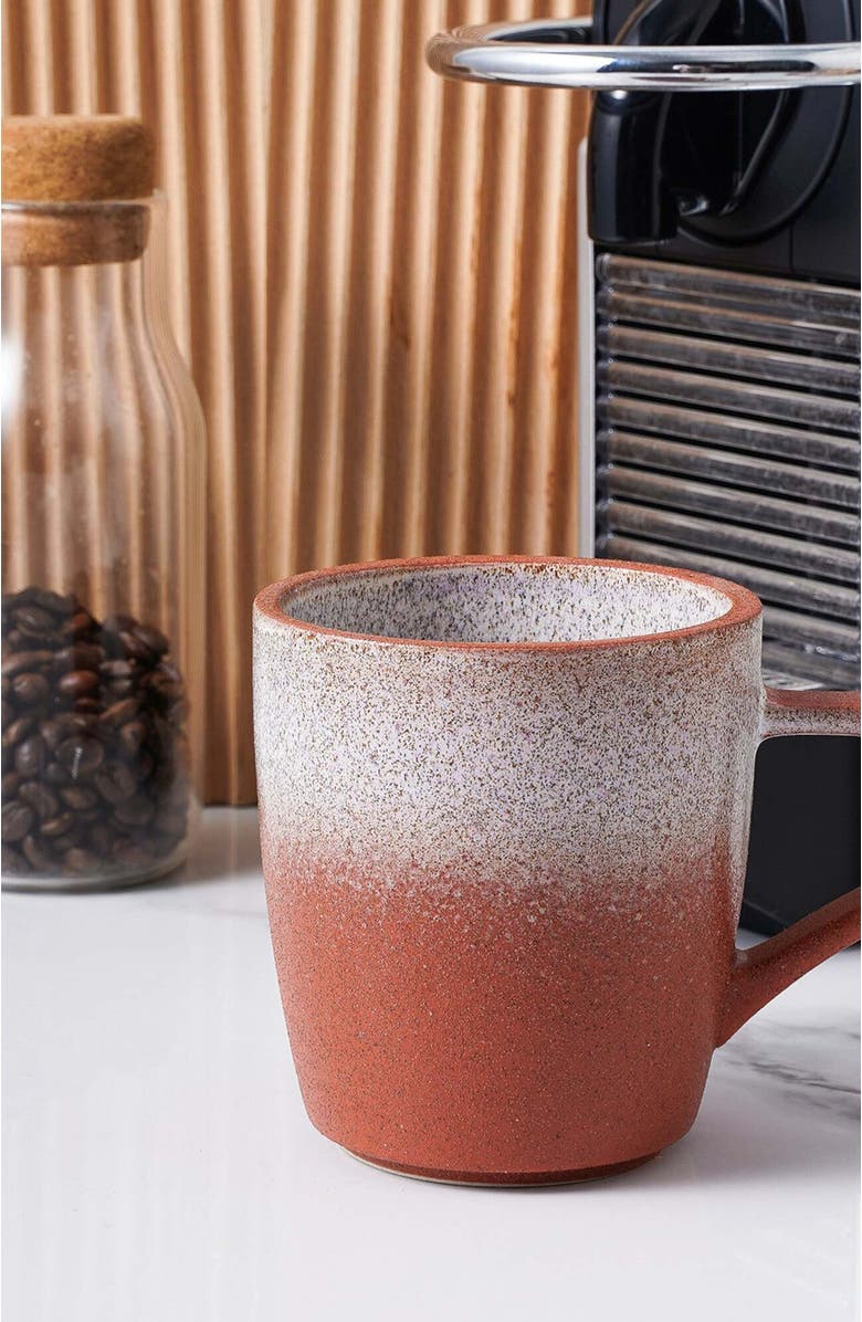 Stone Lain Vince Stoneware 4-Piece Mug Set, Alternate, color, Red