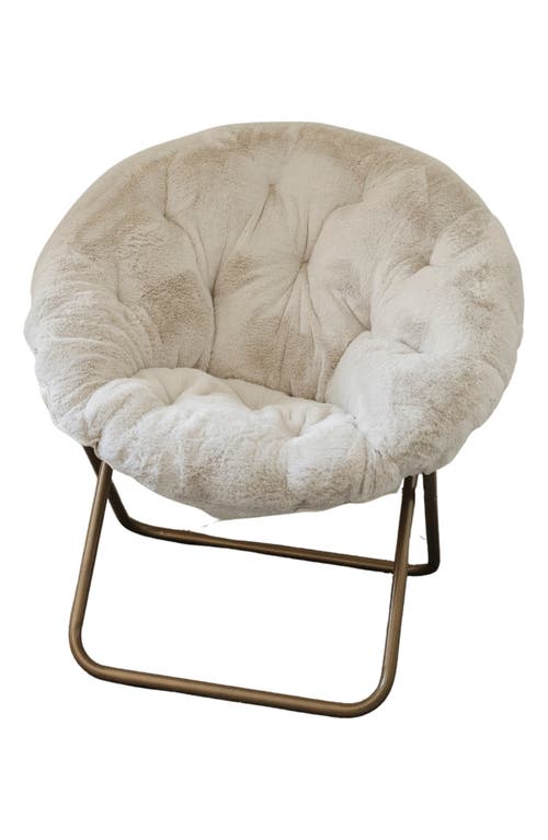 Saranoni Saucer Chair In Neutral