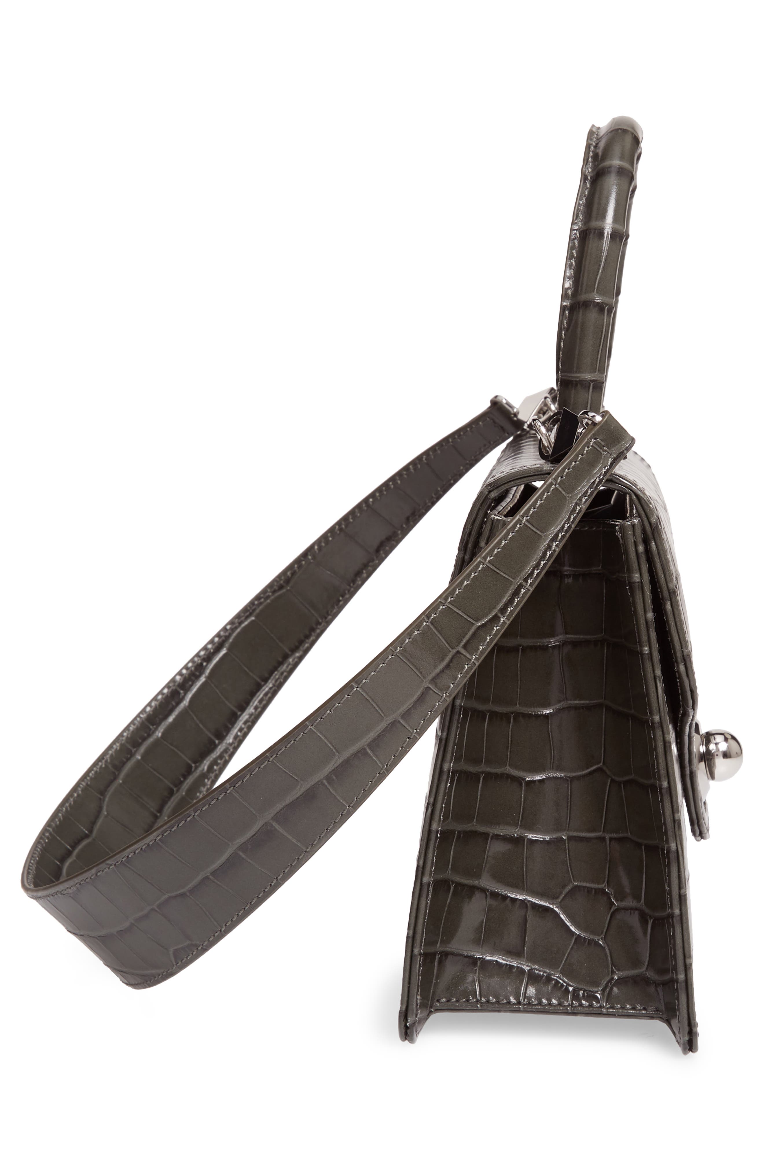 Ratio et Motus Lady Croc Embossed Leather Top Handle Bag, Alternate, color, 