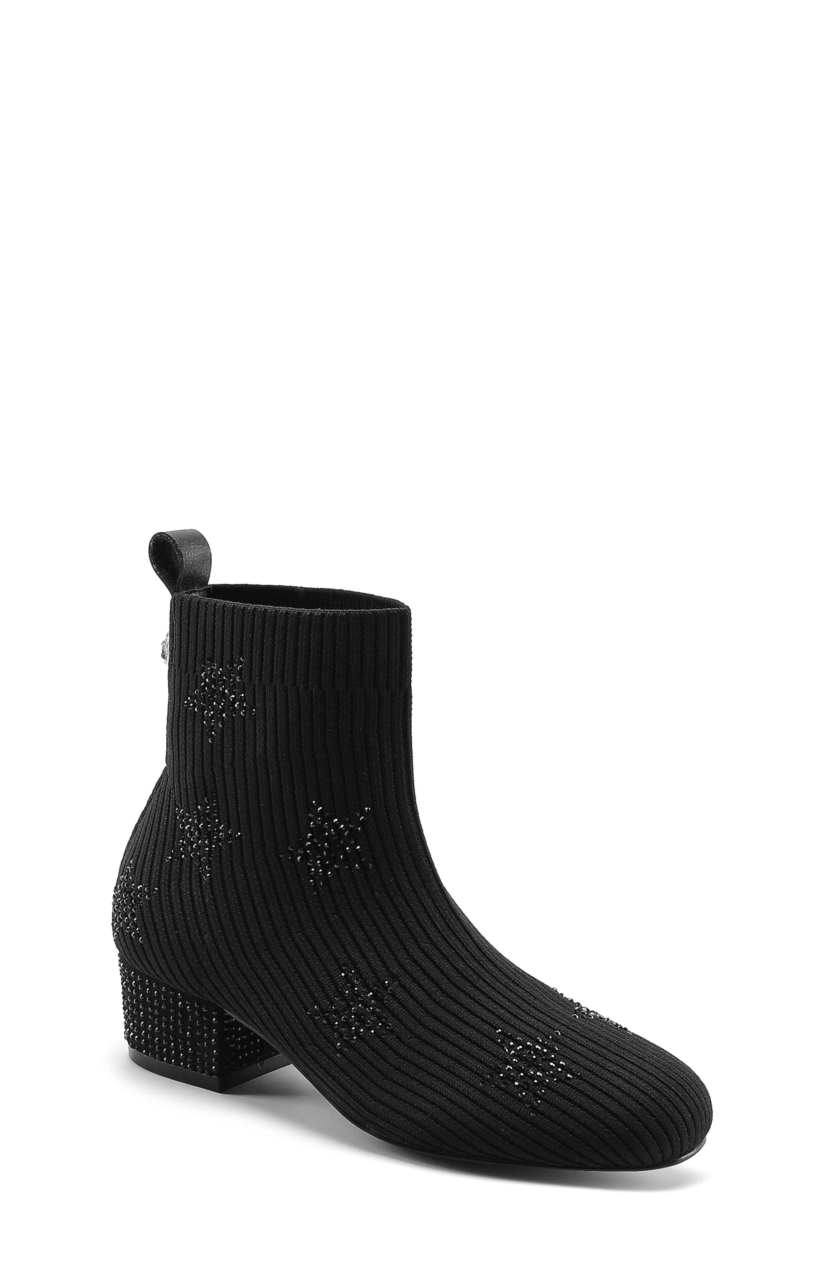 Kurt Geiger London Kids' Mini Elmer Star Bootie, Main, color, Black