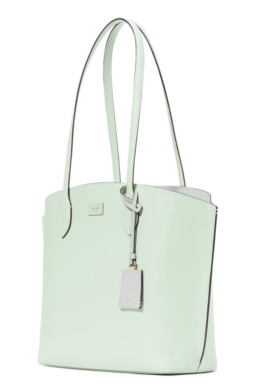 Kate Spade New York Large Suite Leather Tote In Pistachio Ice