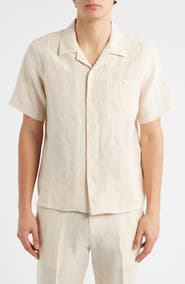 Percival Cuban Linen Camp Shirt