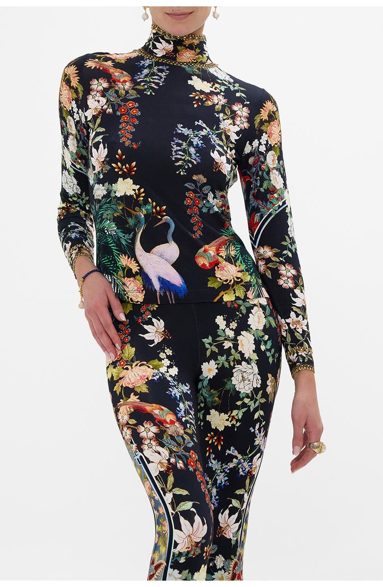 Camilla Jersey Turtleneck Palacio Poetry, Alternate, color, Palacio Poetry