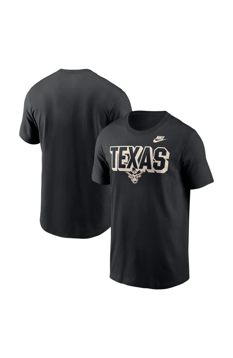 Nike Men's Nike Black Texas Longhorns Team Bold T-Shirt, Main, color, Black