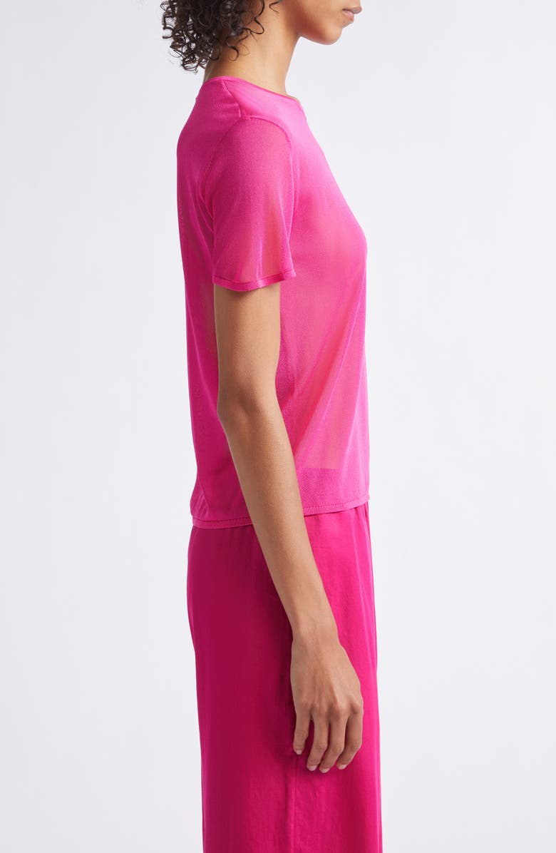 LESET Jack Mesh T-Shirt, Alternate, color, Amaranth