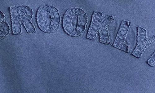 Brooklyn Industries Medieval Cotton Graphic T-shirt In Blue