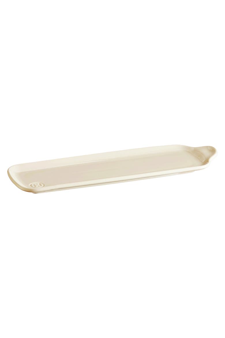 16.5" x 4" Long Appetizer Platter, Main, color, Clay