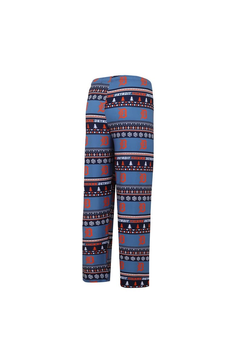 CONCEPTS SPORT Men's Concepts Sport Navy Detroit Tigers Knit Ugly Sweater Long Sleeve Top & Pants Set, Alternate, color, Navy