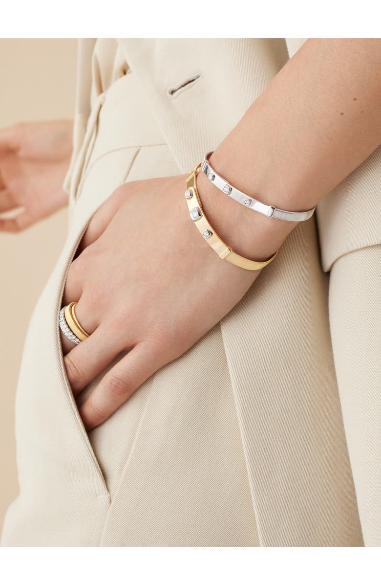 Marco Bicego Masai Large 18K Gold Coil & Diamond Bangle, Alternate, color,
